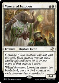 Venerated Loxodon (215) [Commander: March of the Machine]