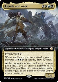 Elenda and Azor (Extended Art) (90) [Commander: March of the Machine]