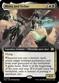 Moira and Teshar (Extended Art) (93) [Commander: March of the Machine]