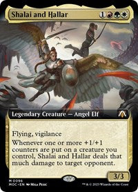Shalai and Hallar (Extended Art) (96) [Commander: March of the Machine]