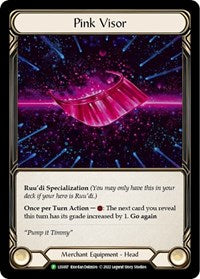 Pink Visor - LSS007 (LSS007) [Flesh and Blood: Promo Cards]
