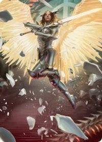 Archangel Elspeth Art Card (1) [Art Series: March of the Machine]