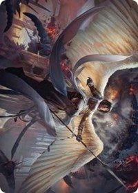 Serra Faithkeeper Art Card (7) [Art Series: March of the Machine]