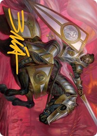 Sigiled Sentinel Art Card (Gold-Stamped Signature) (9) [Art Series: March of the Machine]