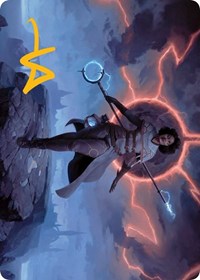 Rona, Herald of Invasion Art Card (Gold-Stamped Signature) (16) [Art Series: March of the Machine]