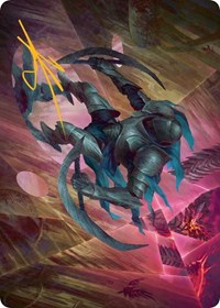 Xerex Strobe-Knight Art Card(Gold-Stamped Signature) (20) [Art Series: March of the Machine]