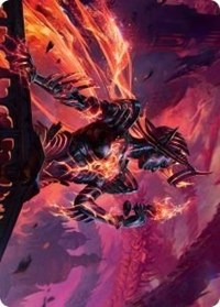 Ayara, Furnace Queen Art Card (21) [Art Series: March of the Machine]