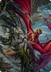 Hoarding Broodlord Art Card (23) [Art Series: March of the Machine]