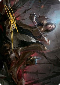 Marchesa, Resolute Monarch Art Card (25/81) (Gold-Stamped Signature) (25) [Art Series: March of the Machine]