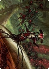 Sheoldred Art Card (28) [Art Series: March of the Machine]