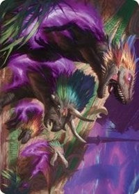 Burning Sun's Fury Art Card (29) [Art Series: March of the Machine]