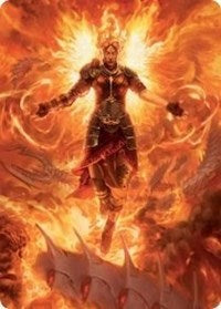 Chandra, Hope's Beacon Art Card (30) [Art Series: March of the Machine]