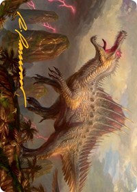 Etali, Primal Conqueror Art Card (Gold-Stamped Signature) (31) [Art Series: March of the Machine]