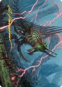 Etali, Primal Sickness Art Card (Gold-Stamped Signature) (32) [Art Series: March of the Machine]