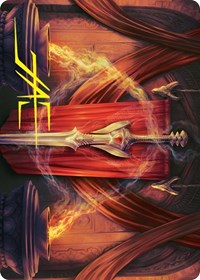 Ramosian Greatsword Art Card (Gold-Stamped Signature) (37) [Art Series: March of the Machine]