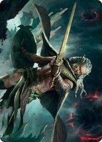 Serpent-Blade Assailant Art Card (40/81) (40) [Art Series: March of the Machine]
