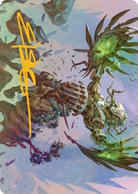 Botanical Brawler Art Card (Gold-Stamped Signature) (43) [Art Series: March of the Machine]