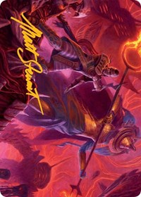 Djeru and Hazoret Art Card (Gold-Stamped Signature) (44) [Art Series: March of the Machine]