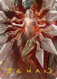 Wrenn and Realmbreaker Art Card (Gold-Stamped Signature) (56) [Art Series: March of the Machine]
