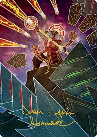 Quintorius, Loremaster Art Card (63/81) (Gold-Stamped Signature) (63) [Art Series: March of the Machine]