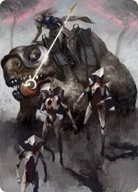 Thalia and The Gitrog Monster Art Card (65) [Art Series: March of the Machine]