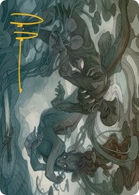 Emry, Lurker of the Loch Art Card (Gold-Stamped Signature) (69) [Art Series: March of the Machine]