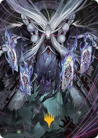 Horobi, Death's Wail Art Card (Gold-Stamped Signature) (70) [Art Series: March of the Machine]