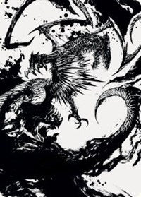 Skithiryx, the Blight Dragon Art Card (71) [Art Series: March of the Machine]