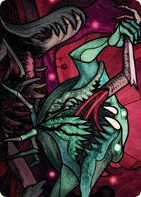 Yargle, Glutton of Urborg Art Card (72) [Art Series: March of the Machine]