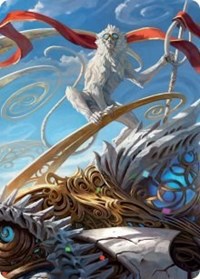Ragavan, Nimble Pilferer Art Card (74) [Art Series: March of the Machine]