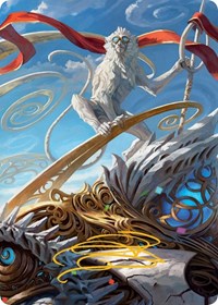 Ragavan, Nimble Pilferer Art Card (Gold-Stamped Signature) (74) [Art Series: March of the Machine]