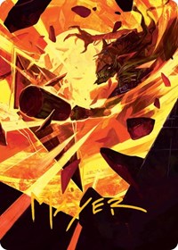 Zada, Hedron Grinder Art Card (Gold-Stamped Signature) (75) [Art Series: March of the Machine]
