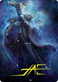 Atris, Oracle of Half-Truths Art Card (Gold-Stamped Signature) (78) [Art Series: March of the Machine]