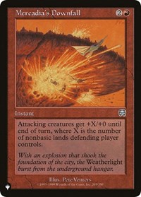 Mercadia's Downfall (205/350) [The List Reprints]