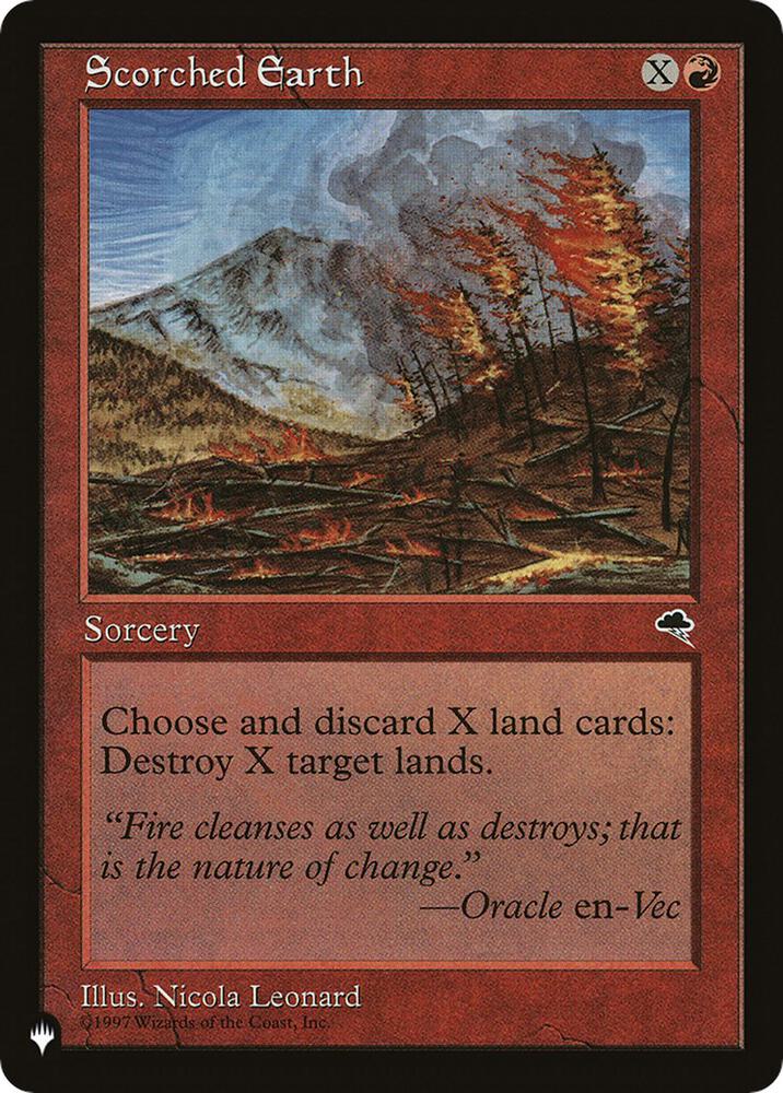 Scorched Earth [The List Reprints]