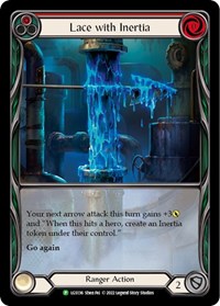 Lace with Inertia (Red) - LGS136 (LGS136) [Flesh and Blood: Promo Cards]