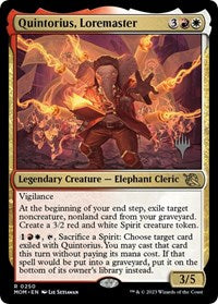 Quintorius, Loremaster (250) [Promo Pack: March of the Machine]