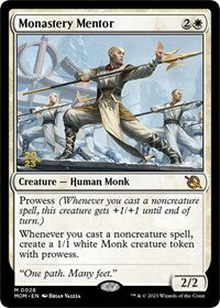 Monastery Mentor (28) [Prerelease Cards]