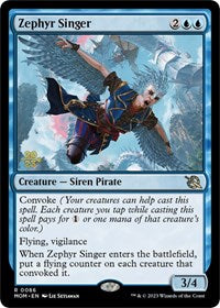 Zephyr Singer (86) [Prerelease Cards]
