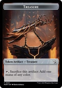 Treasure (0021) // Phyrexian Hydra (0011) Double-Sided Token (21 // 11) [March of the Machine]