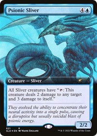 Psionic Sliver (Extended Art) (621) [Secret Lair Drop Series]