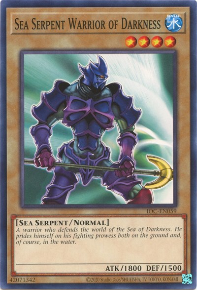 Sea Serpent Warrior of Darkness (IOC-EN059) [Invasion of Chaos (25th Anniversary Edition)]