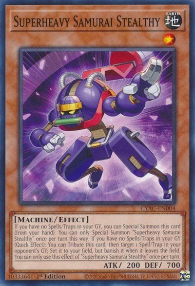 Superheavy Samurai Stealthy (CYAC-EN004) [Cyberstorm Access]