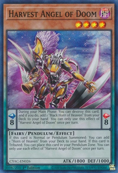 Harvest Angel of Doom (CYAC-EN026) [Cyberstorm Access]