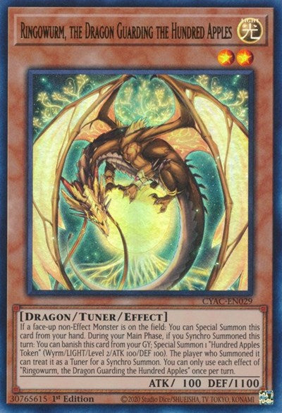 Ringowurm, the Dragon Guarding the Hundred Apples (CYAC-EN029) [Cyberstorm Access]