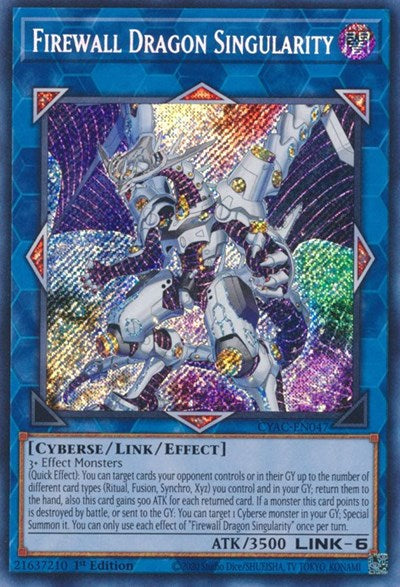 Firewall Dragon Singularity (CYAC-EN047) [Cyberstorm Access]