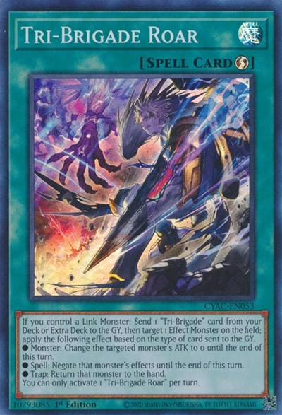 Tri-Brigade Roar (CYAC-EN053) [Cyberstorm Access]