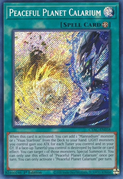 Peaceful Planet Calarium (CYAC-EN058) [Cyberstorm Access]