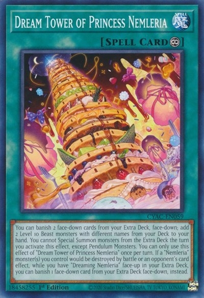 Dream Tower of Princess Nemleria (CYAC-EN059) [Cyberstorm Access]