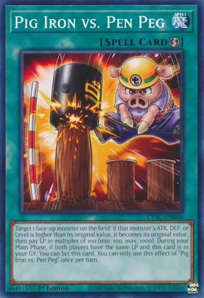 Pig Iron vs. Pen Peg (CYAC-EN068) [Cyberstorm Access]